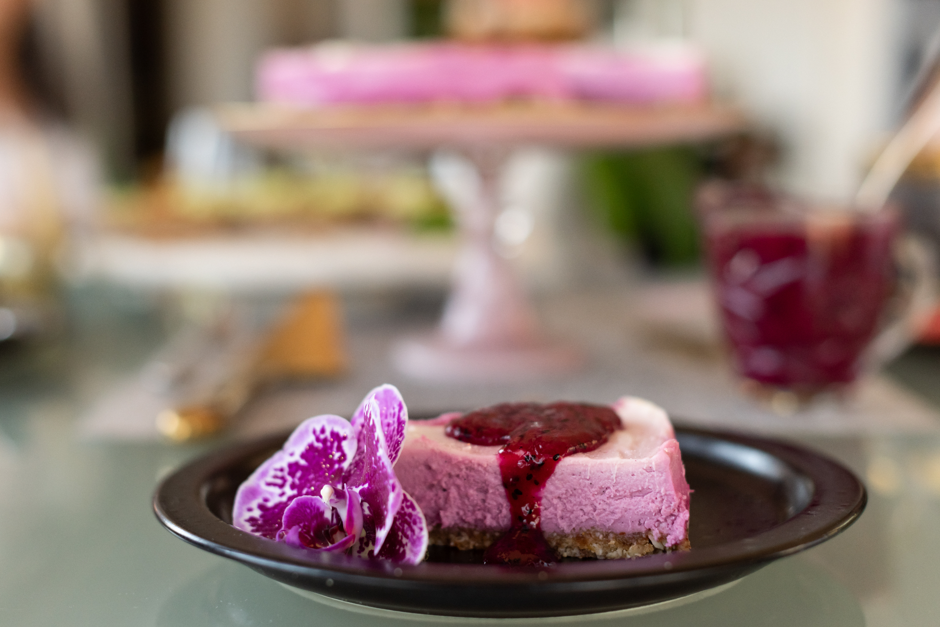 Dragonfruit Raw Cheesecake